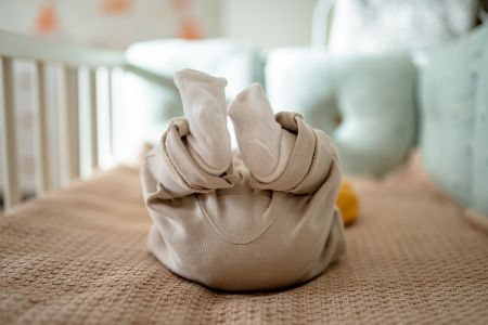 beige boxpakje